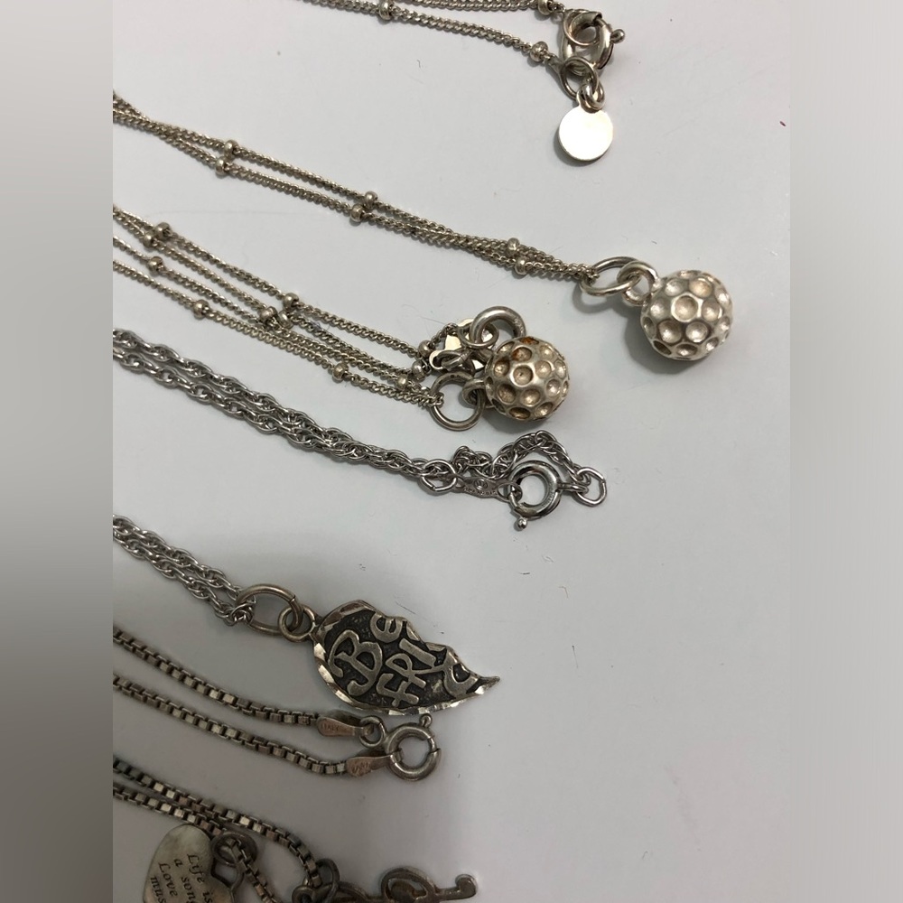 Sterling silver Necklaces Lot Of Jewelry - Picture 6 of 8